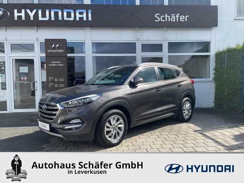 Hyundai TUCSON Style SHZ Temp Sitzheizung hinten LenkradHZG Mehrzonenklima Verkehrszeichenerk.