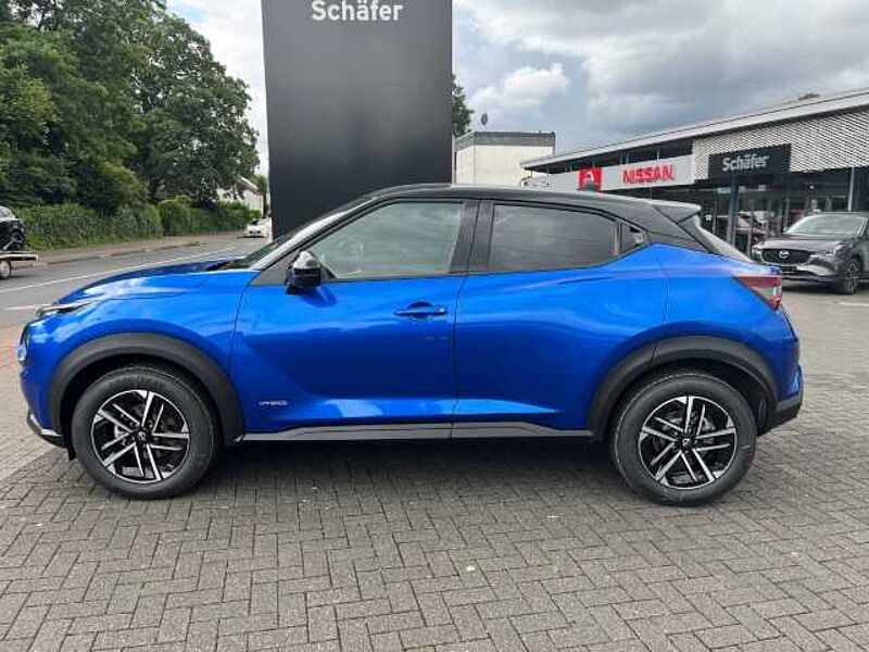 Nissan Juke (2024) N-CONNECTA 1.6 Hybrid 143PS 4AMT Tech-P Winter-P 2-Farben Navi digitales