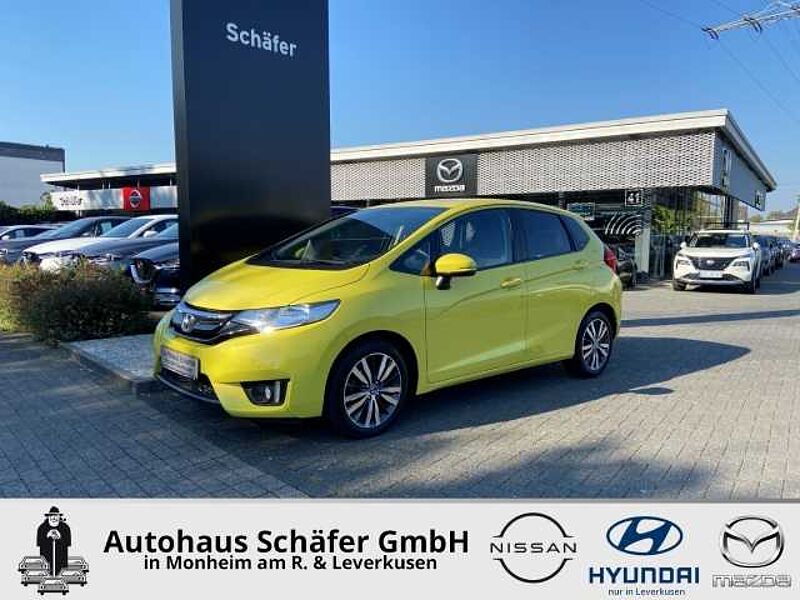 Honda Jazz Elegance SHZ Temp Klimaautom Navi Schaltwippen Verkehrszeichenerk. Notbremsass.