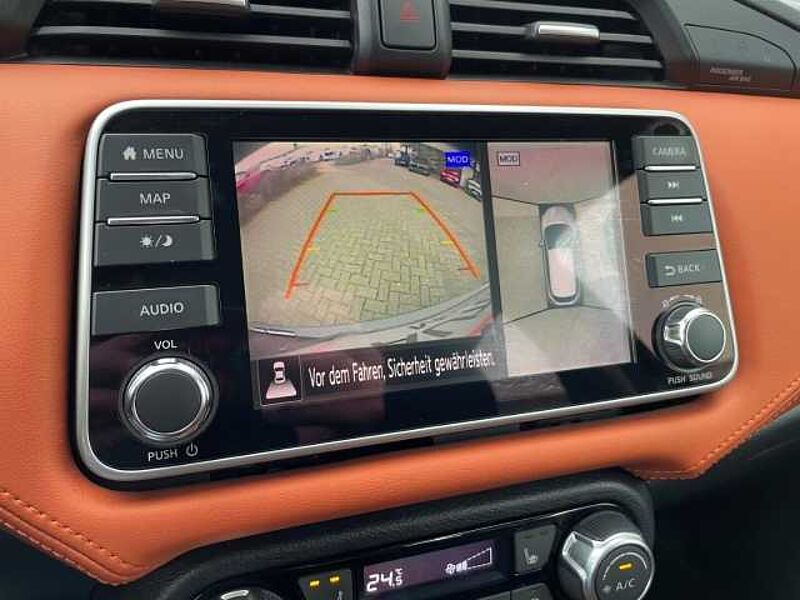 Nissan Micra Tekna Bose 360 Kamera LED Navi Leder Soundsystem Blendfreies Fernl. Klimaautom